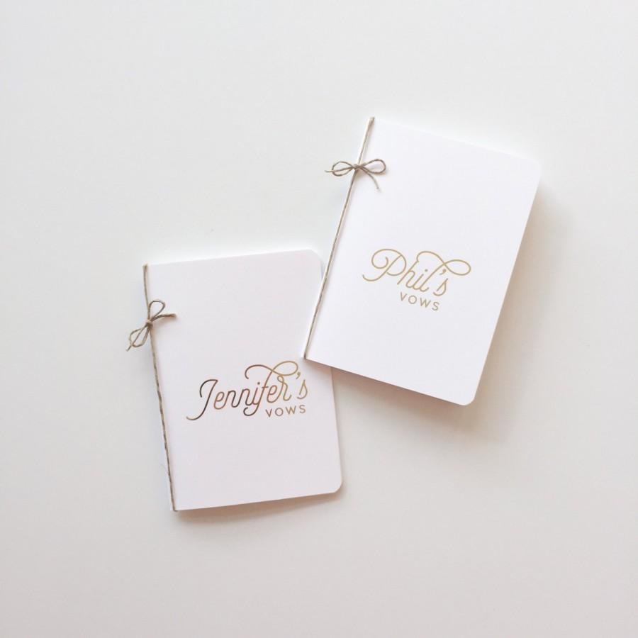 Mariage - Personalized Wedding Vow Books 