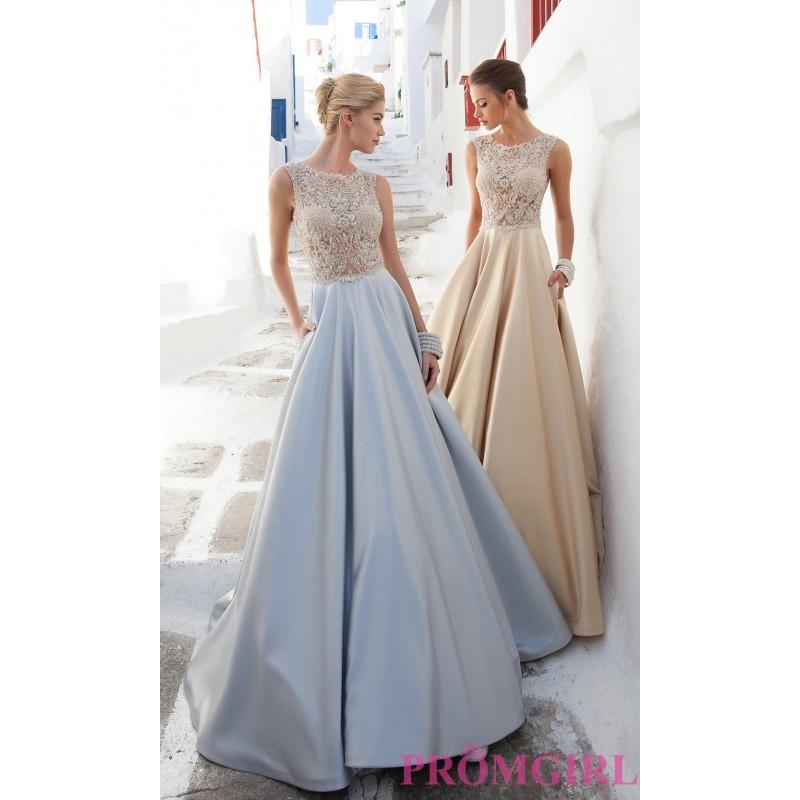 Hochzeit - Long High Neck Formal Gown by Tarik Ediz - Discount Evening Dresses 