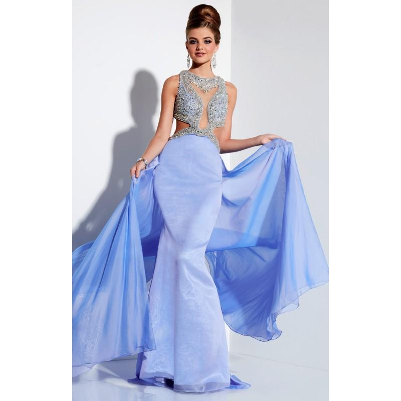 Wedding - Periwinkle Panoply 14823 - Sleeveless Cut-outs Open Back Dress - Customize Your Prom Dress
