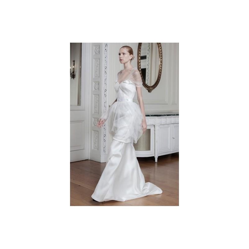 زفاف - Sophia Kokosalaki SP14 Dress 17 - Sophia Kokosalaki Fit and Flare White Spring 2014 Full Length Sweetheart - Nonmiss One Wedding Store