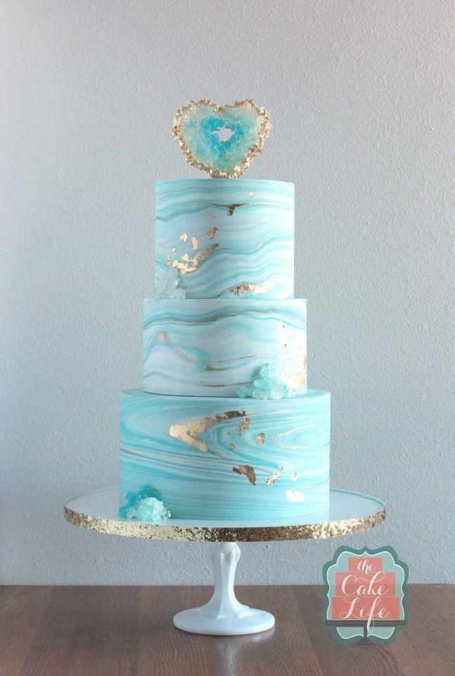 Mariage - Marble Wedding Cake