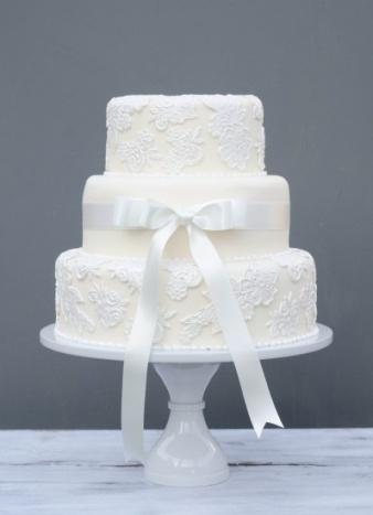 Mariage - Lace Wedding Cake