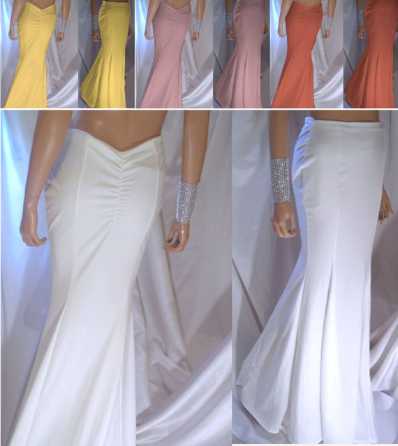 Wedding - Women's Mermaid Maxi Skirt, Trumpet Maxi Skirts, Bridesmaid Maxi Skirts, Long Skirts, Maxi Skirts, Many Pretty Colors, Sexy Maxi Skirts