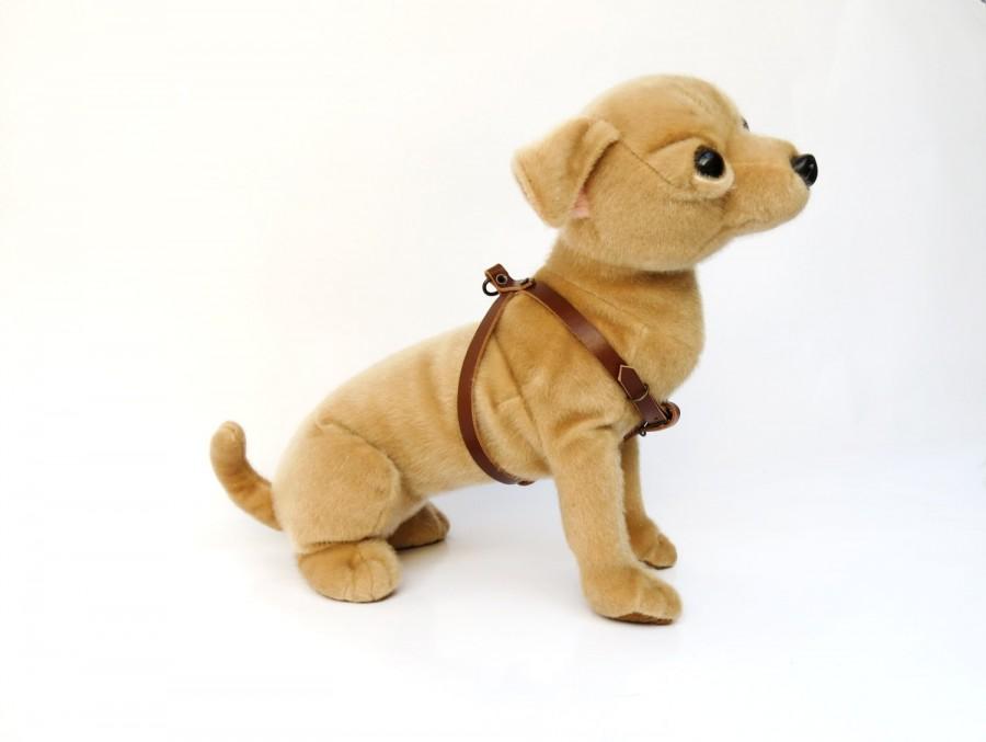 زفاف - butterfly Dog Harness Leather Screw Stud adjustable harness handmade harness chihuahua Strap Dog Harness vest dog harness  buckle dog collar