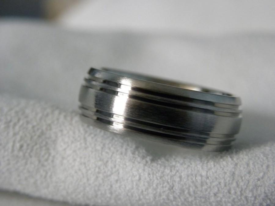 Wedding - Titanium Ring, Wedding Band, Mens Wedding Ring