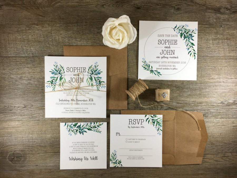 Свадьба - Invitation Suite 