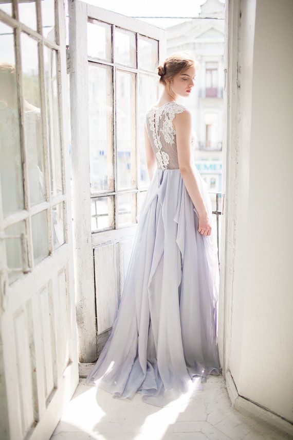 Mariage - Grey Wedding Dress // Iris