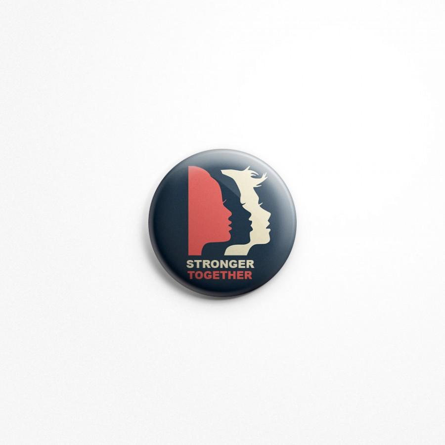 Hochzeit - Feminist Button, March On Washington, Hillary Clinton, Nasty Woman, Button, Pin Button, The Future is Female, Feminism, Equality