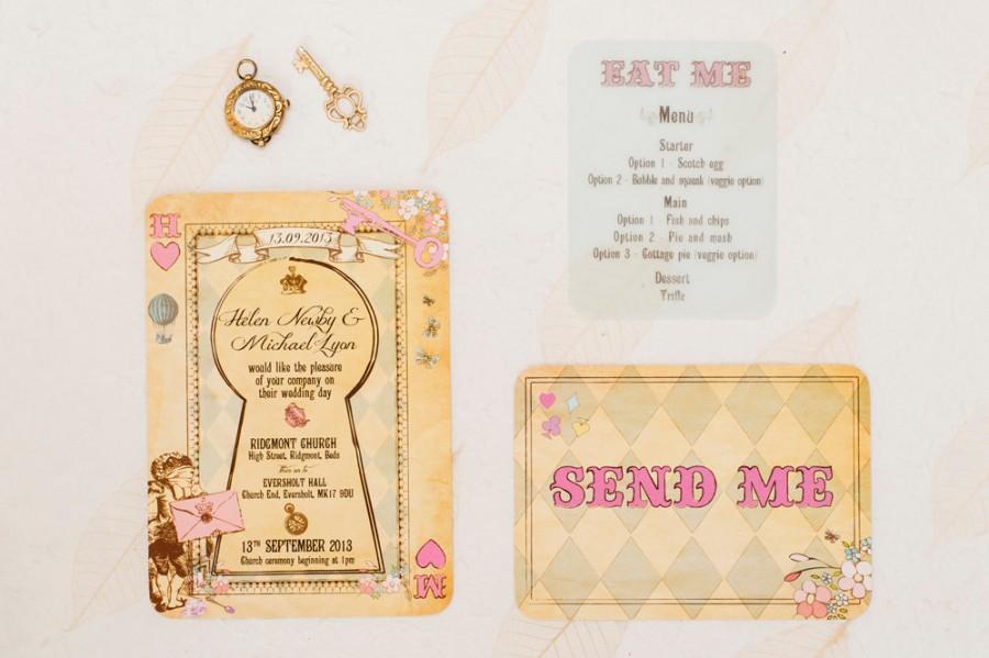 زفاف - wonderland Wedding invitation sample