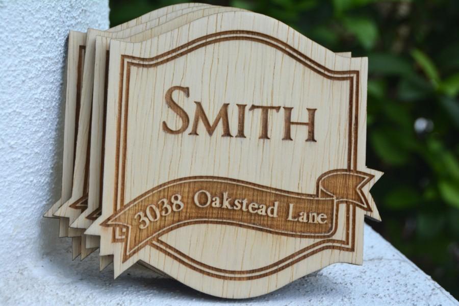 Mariage - Personalized Coasters, Wedding Favors, Rustic Wedding, Monogrammed Groomsmen Gifts, Country Charm