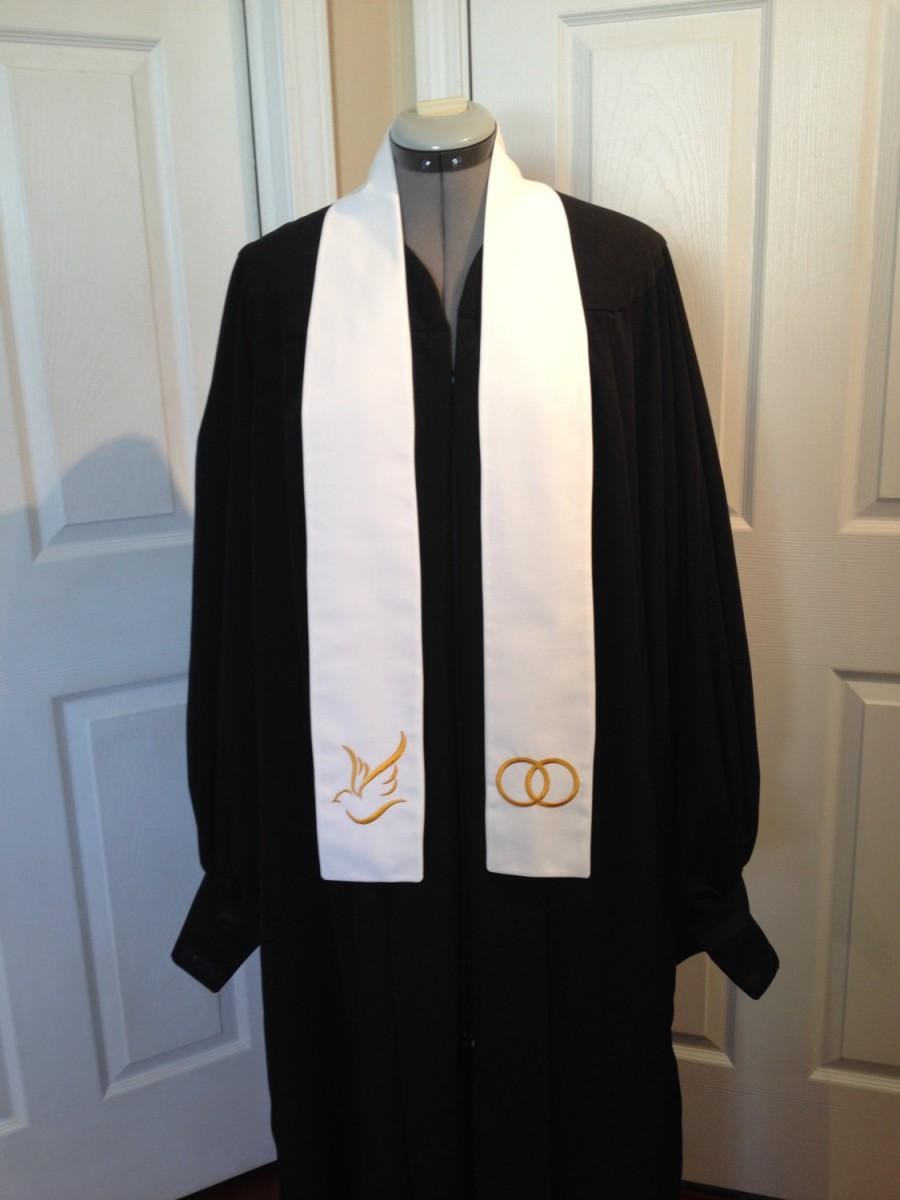 Mariage - Wedding Officiant Clergy Stole or Vestment