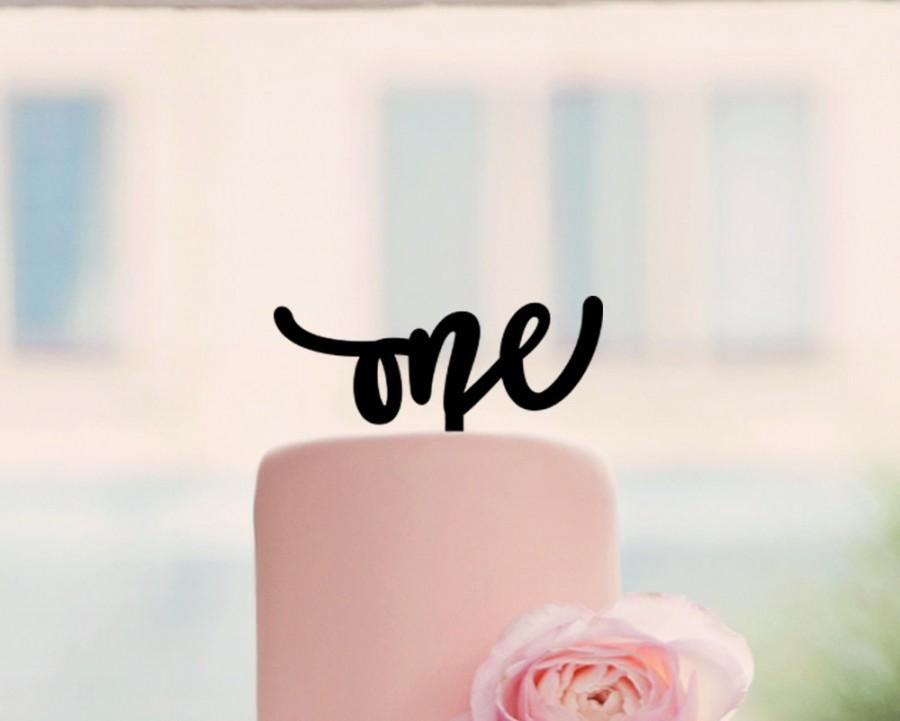 Mariage - ONE Cake Topper 6" inches 