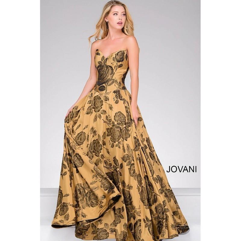 Hochzeit - Jovani 47983 Prom Dress - Prom Strapless, Sweetheart Long Ball Gown Jovani Dress - 2017 New Wedding Dresses