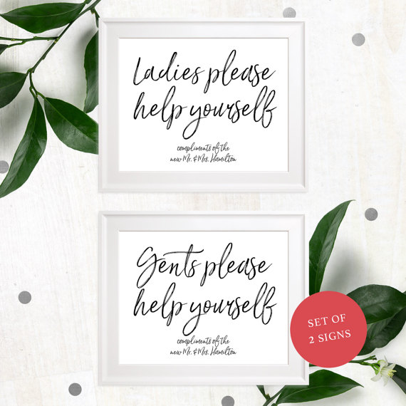 Bathroom Wall Decor Printable Sign Print Set Of 3 Flush Toilet Sign Wash Hand Sign Vintage Signs Hand Lettered Sign Printable Set