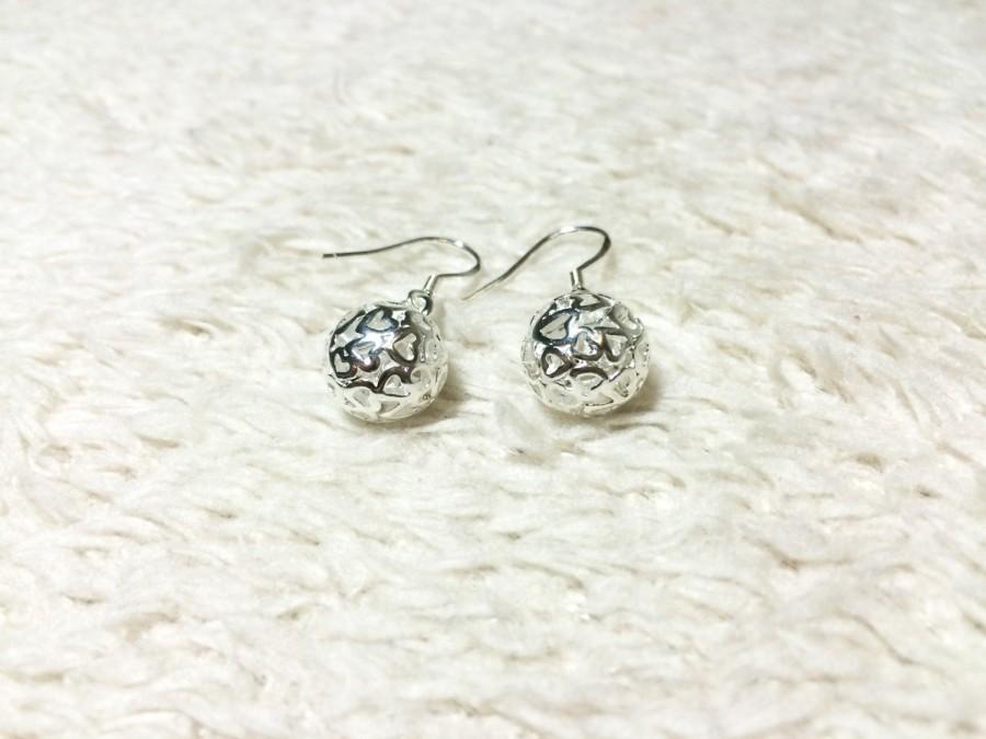 Mariage - Sterling Silver 925 Earrings, Elegant Earrings For Her, Stylish Silver 295 Earrings