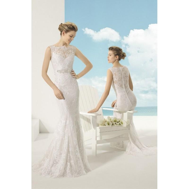 Wedding - Style Viento by Rosa Clará Soft - Bateau Lace Floor length Mermaid Dress - 2017 Unique Wedding Shop