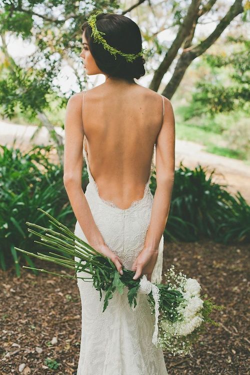 Свадьба - Backless dress