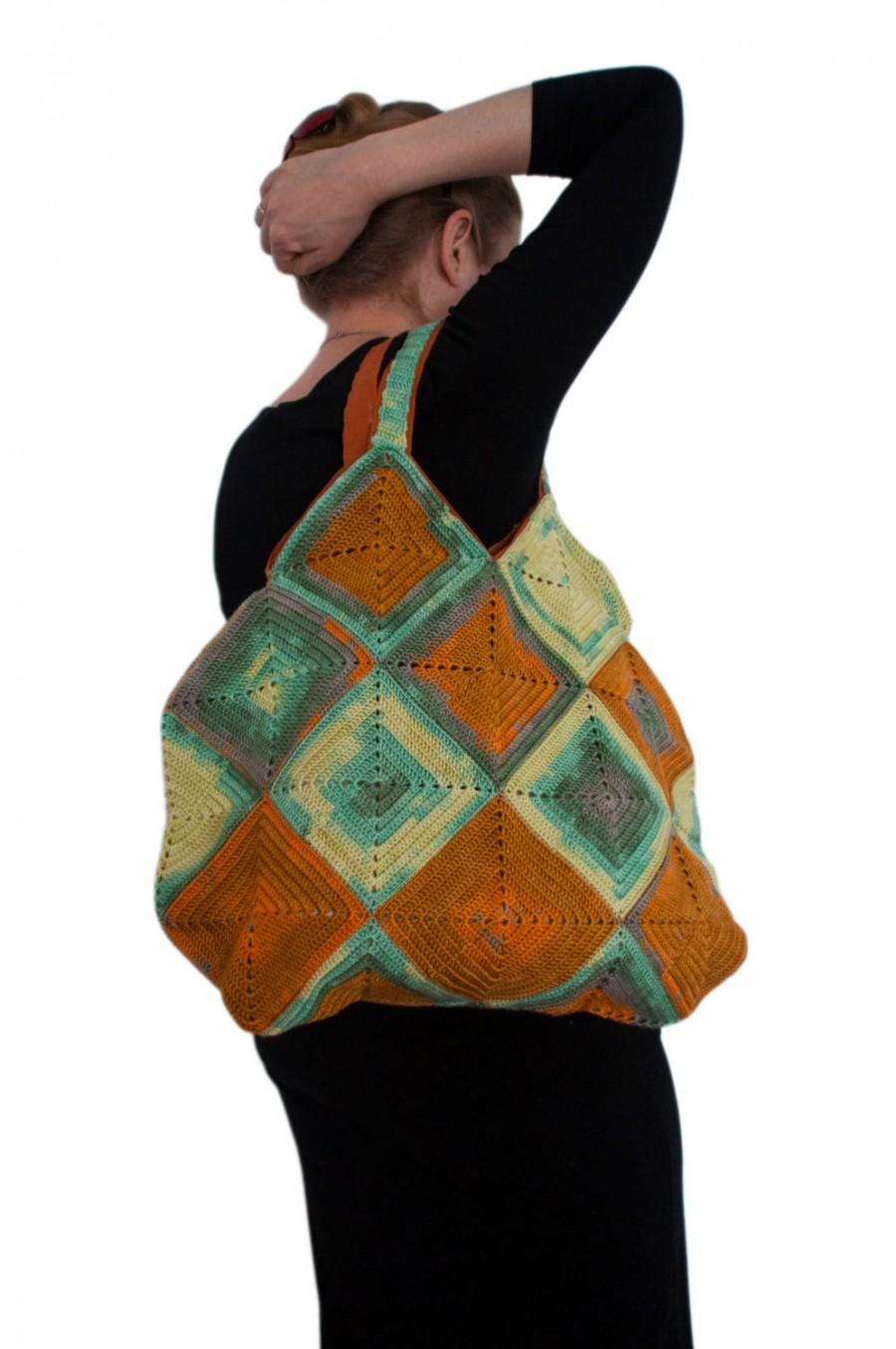 Mariage - Handbag, shoulderbag, summer bag, knitting bag 25