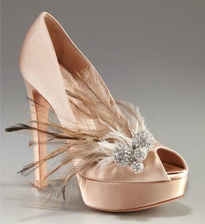 Hochzeit - 5 Pairs Of C-R-A-Z-Y Over-the-Top Fantasy Wedding Shoes! If Money Were No Object, Which Would You Wear?