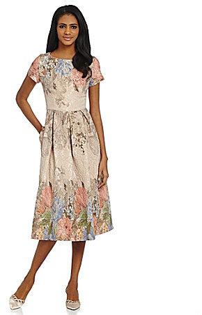 Mariage - Adrianna Papell Beaded Floral Print Dress