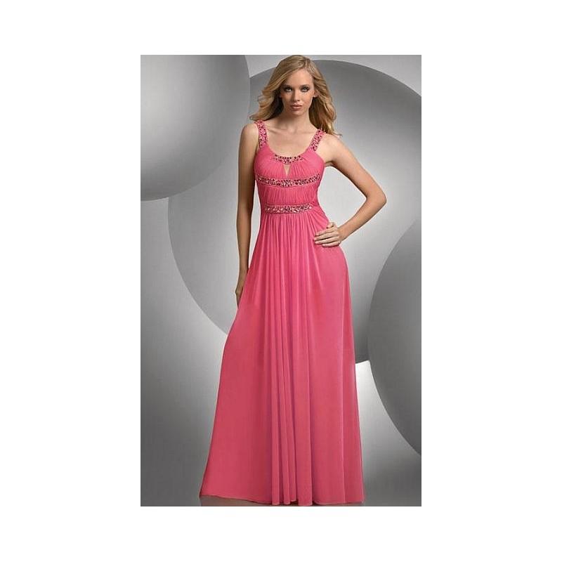 زفاف - Shimmer Prom Dress with Forgiving Waist Shirring 59434 by Bari Jay - Brand Prom Dresses