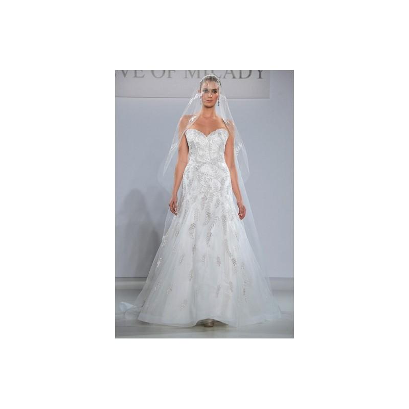 زفاف - Eve of Milady FW13 Dress 30 - White Full Length Eve of Milady Sweetheart A-Line Fall 2013 - Nonmiss One Wedding Store