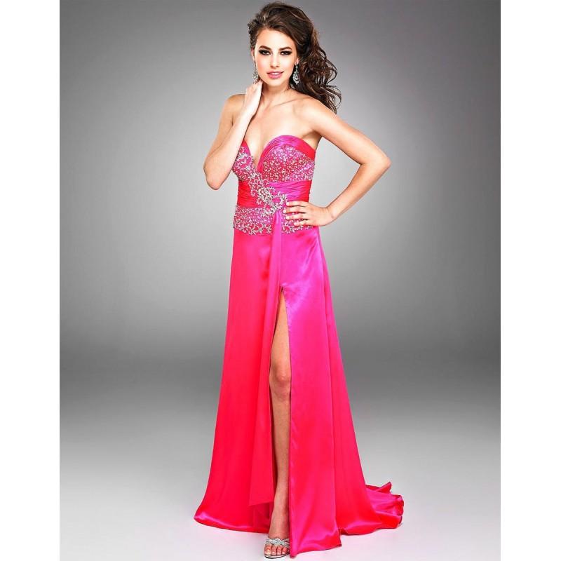 زفاف - Signature by Landa GC643 Hot Pink,Emerald Dress - The Unique Prom Store