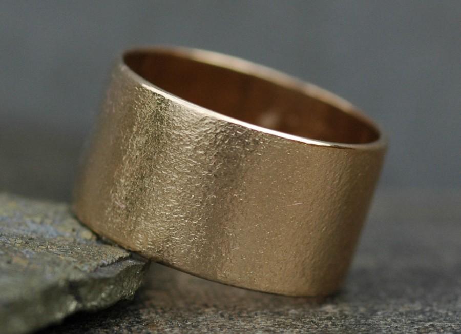 Свадьба - 14k Gold Wedding Band- Custom Made Recycled Gold