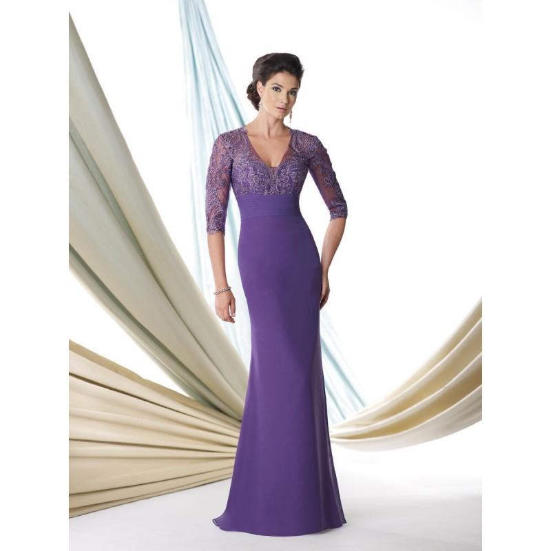Mariage - Montage by Mon Cheri 114907 Navy Blue,Purple Dress - The Unique Prom Store