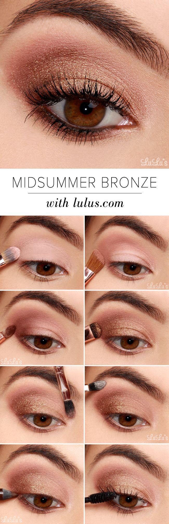 زفاف - Lulus How-To: Midsummer Bronze Eyeshadow Tutorial With Sigma!