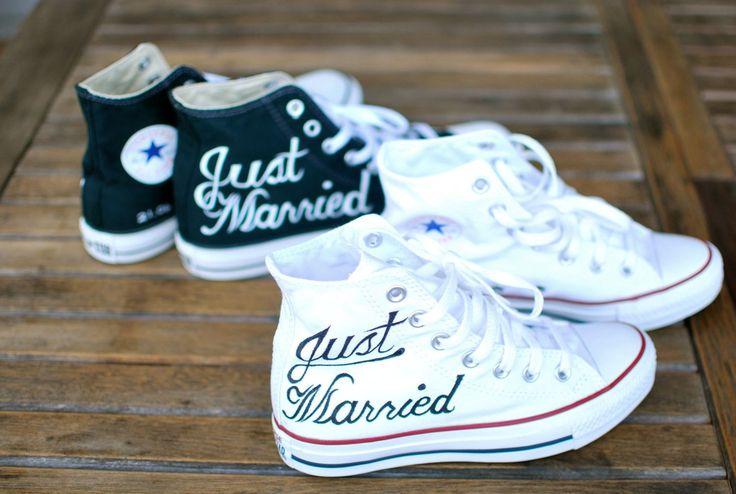 converse mariage just married