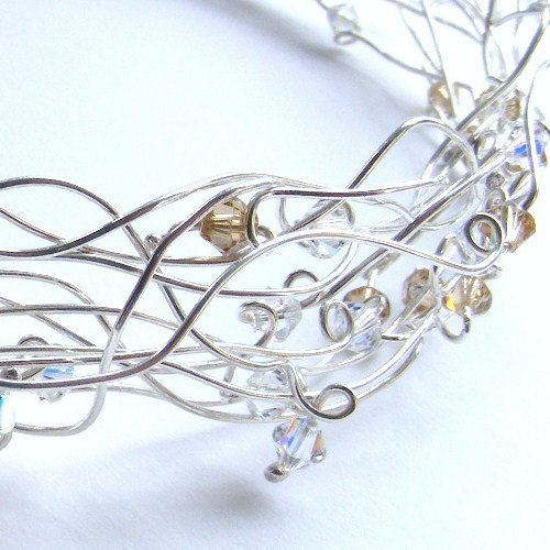 Hochzeit - Sterling Silver Tiara by Arcturus Jewellery