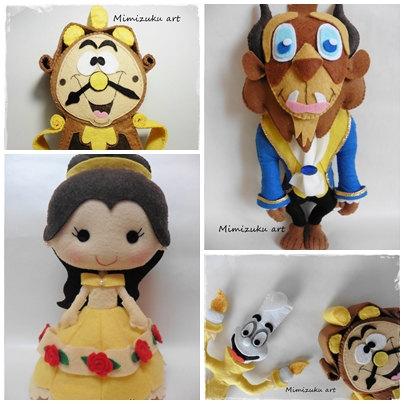 Wedding - Bella, Bestia, Lumiere, Ding dong, Beauty, Belle, Beast, Cogsworth, Beauty and the Beast