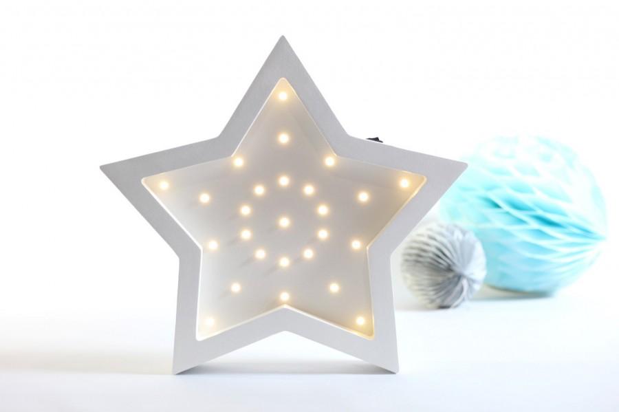 زفاف - Star Marquee Light, Star Light, Light Up Star, Kids room Night Light - Star, Marquee light, home décor, battery operated (1/1/SB)