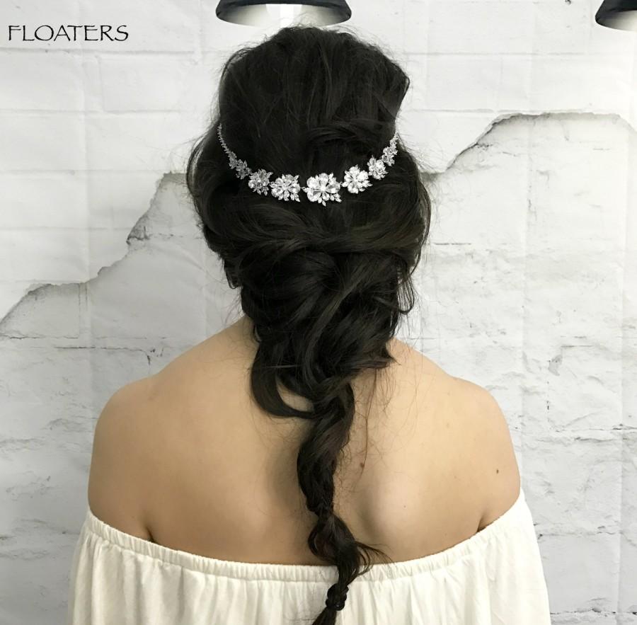 Mariage - Bridal Hair Accessories, Bridal Headband, Wedding Hair accessories,  Hair Jewelry, Hair Chain Headpiece, Bohemian Head Chain