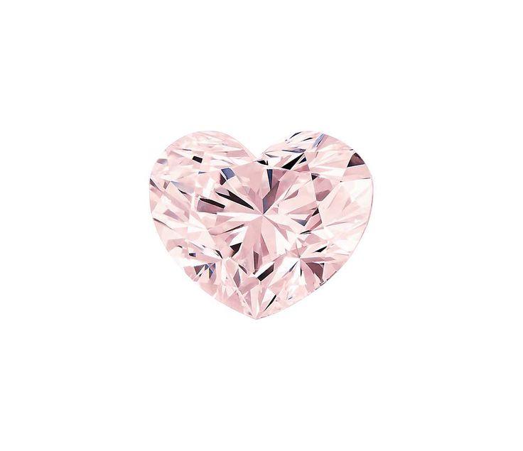 Hochzeit - 2.80-Carat Purplish Pink Heart Shaped Diamond