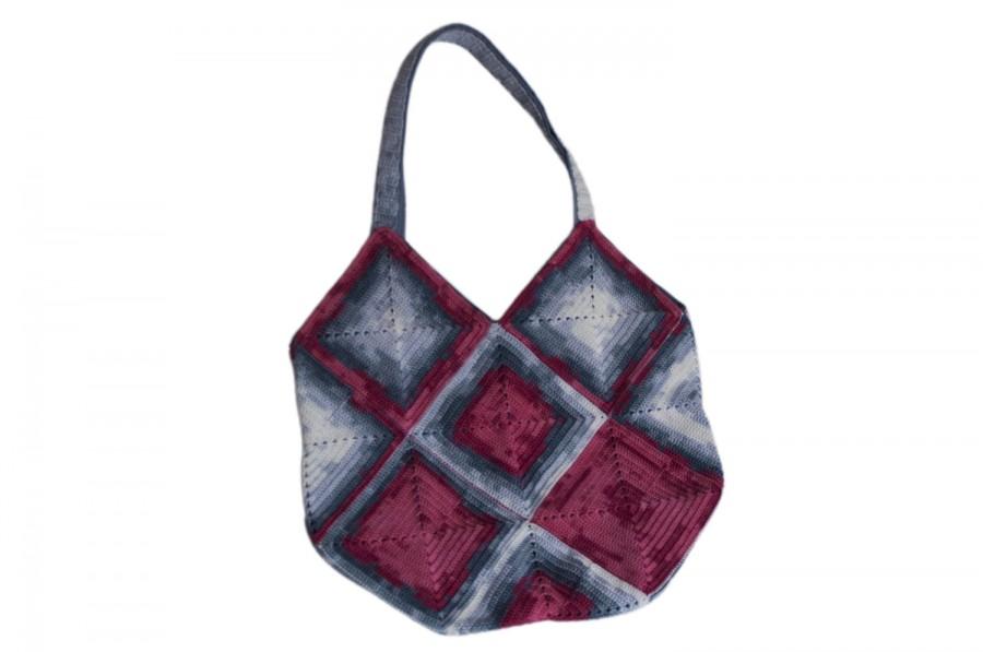 Mariage - Handbag, shoulderbag, summer bag, knitting bag 26