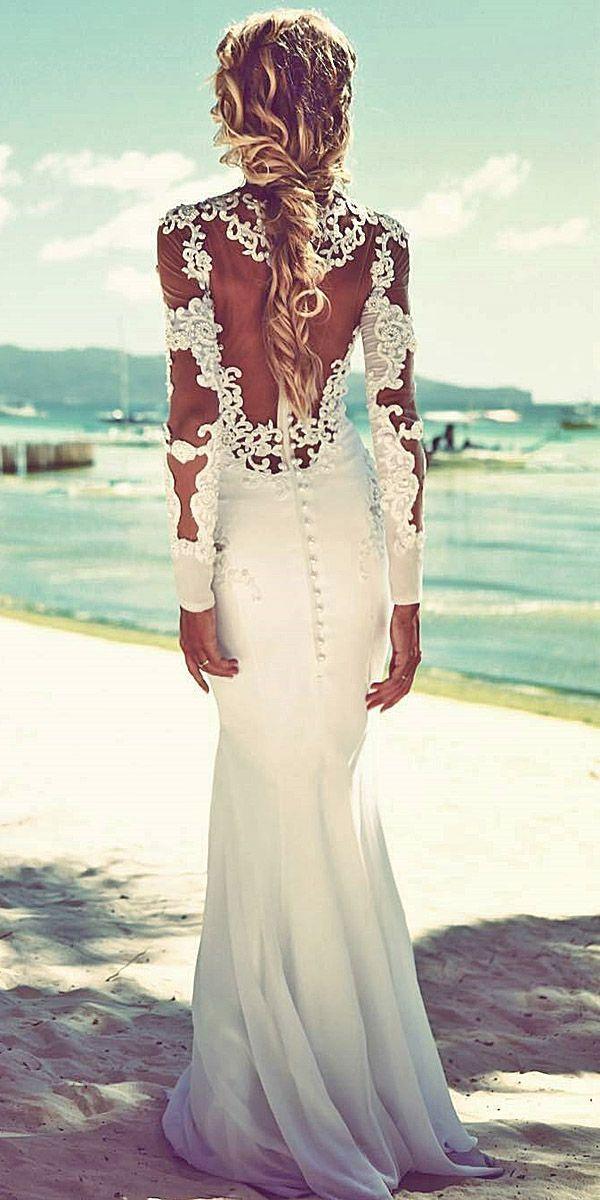 Hochzeit - 24 Beach Wedding Dresses Of Your Dream