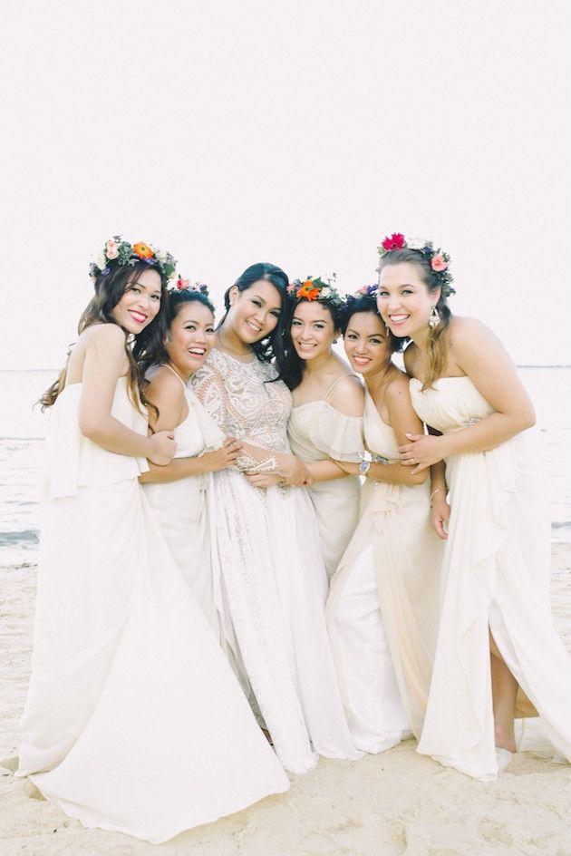 زفاف - Stylish And Colourful Beach Wedding In The Philippines