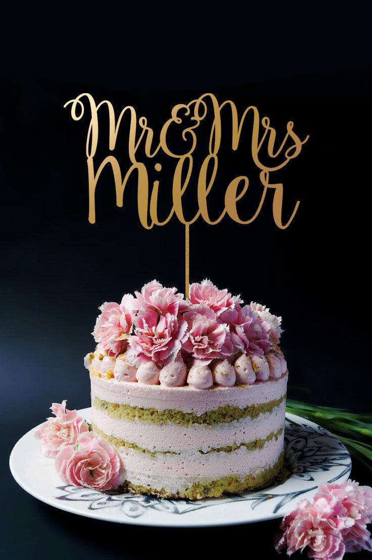 Mariage - Wedding Cake Topper