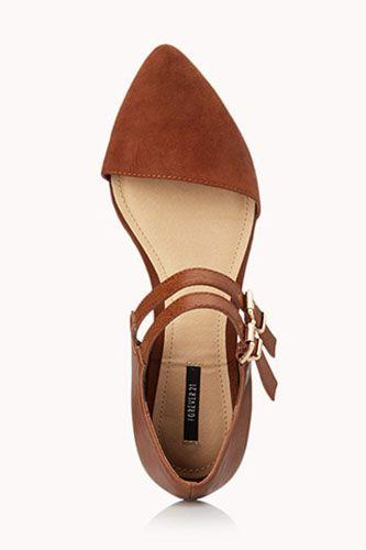Свадьба - Pointed Toe Shoes - Stylish Spring Flats, Footwear