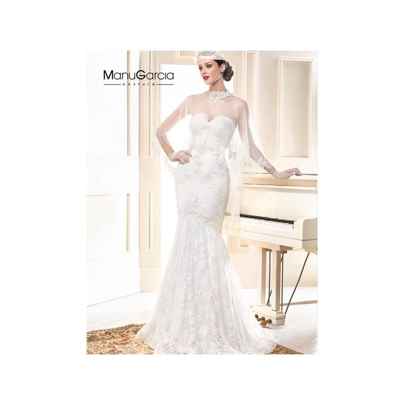 Свадьба - Vestido de novia de Manu García Modelo MG0616 - 2015 Sirena Otros Vestido - Tienda nupcial con estilo del cordón