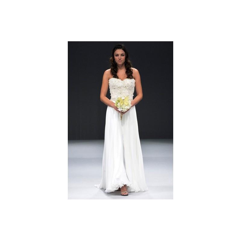 زفاف - Winnie Couture FW12 Dress 6 - Winnie Couture Full Length Fall 2012 Sweetheart White Sheath - Nonmiss One Wedding Store