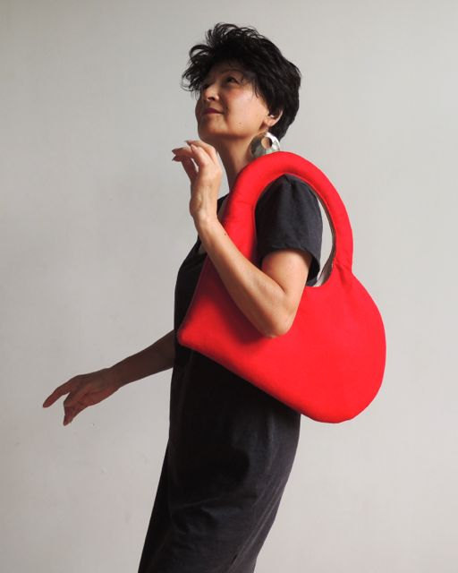 Mariage - I Heart My Heart Bag - Design handbag, iPad bag, Kindle bag, Wool Felt Bag
