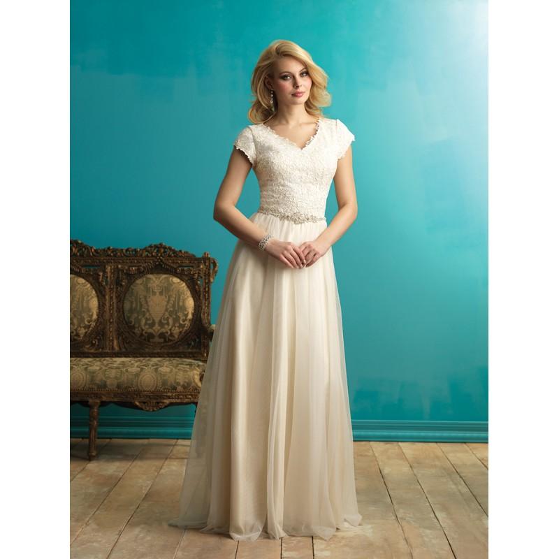 Свадьба - Allure Modest M542 - Stunning Cheap Wedding Dresses