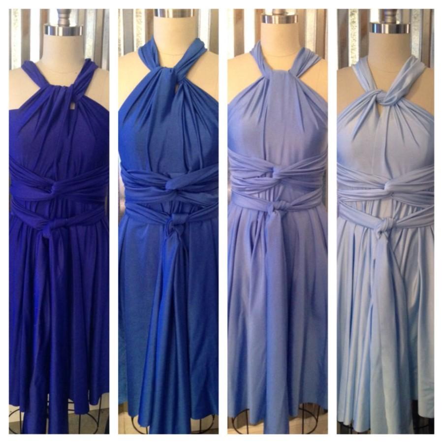 Mariage - Ombre Bridesmaids Dresses- FULL Cocktail Infinity Bridesmaids Dress