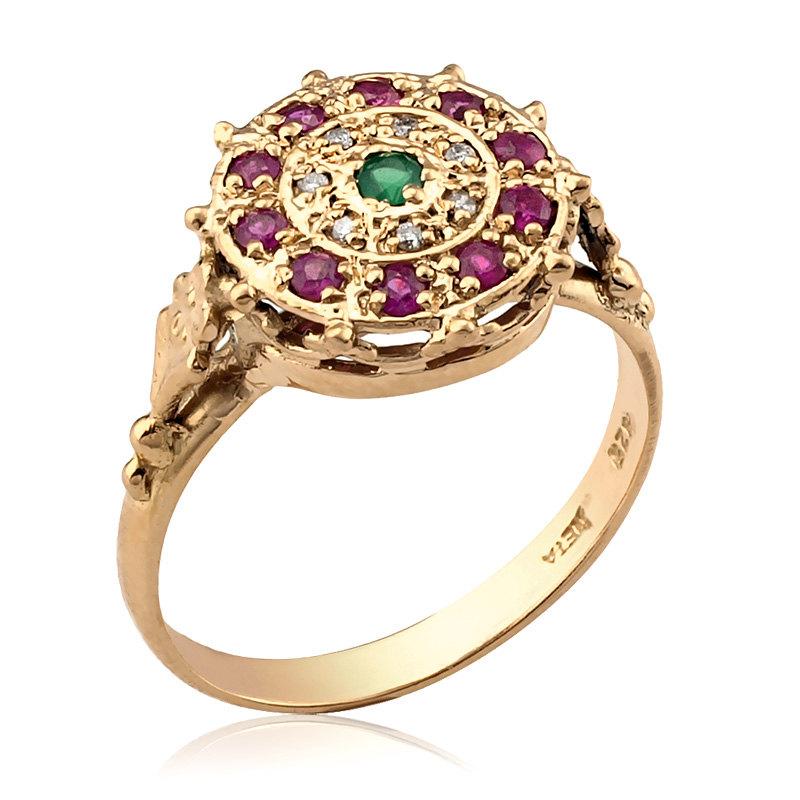 زفاف - Rose Gold Ring, Rose Gold Jewelry, Engagement Ring, Rose Gold Carmen Ring, Birthstone Ring, Diamond, Ruby, Rose Gold Rings, Engagement Ring