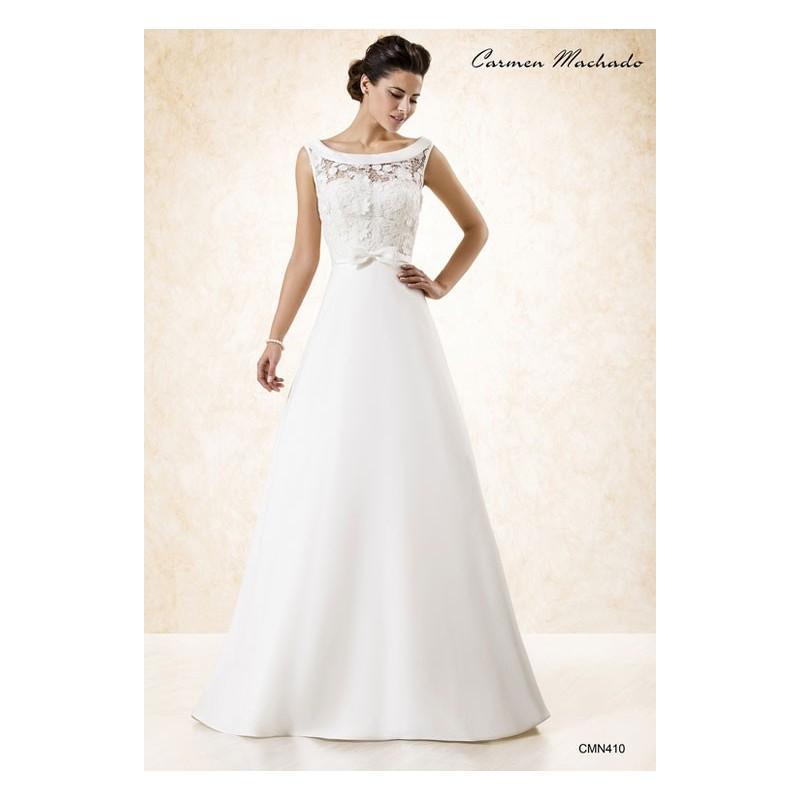 زفاف - Vestido de novia de Carmen Machado Modelo CMN410 - Tienda nupcial con estilo del cordón