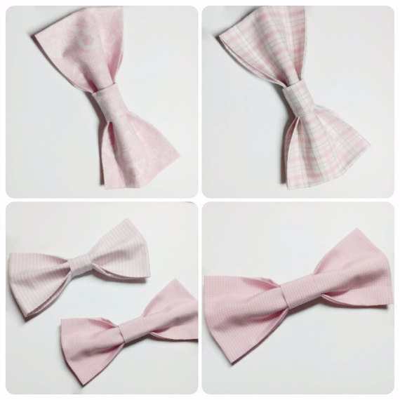 Wedding - blush bow ties wedding bow ties pink bow tie pale pink bow tie floral bow tie checkered bow tie old pink bow tie groom's tie groomsmen hjfrd