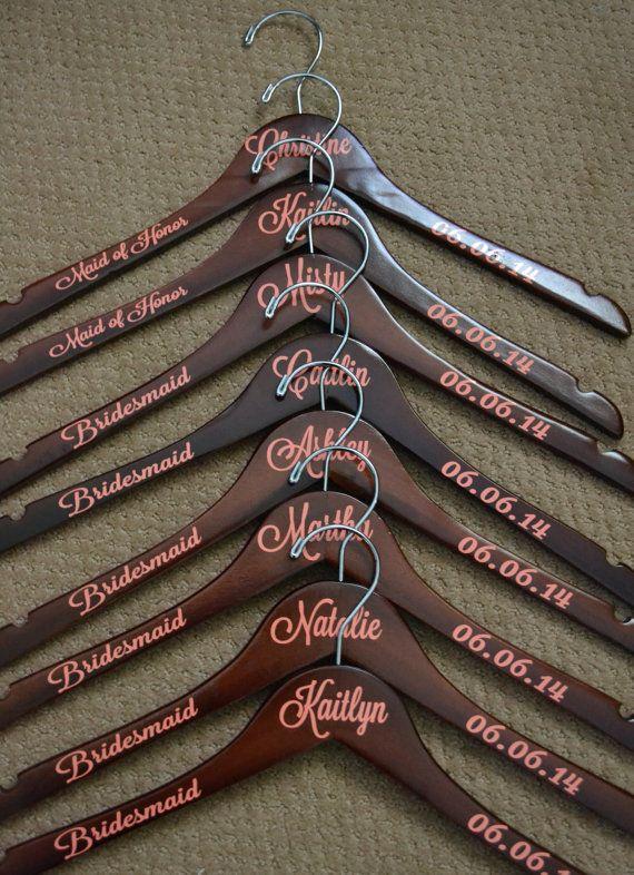 Mariage - Bridal Party Dress Hangers